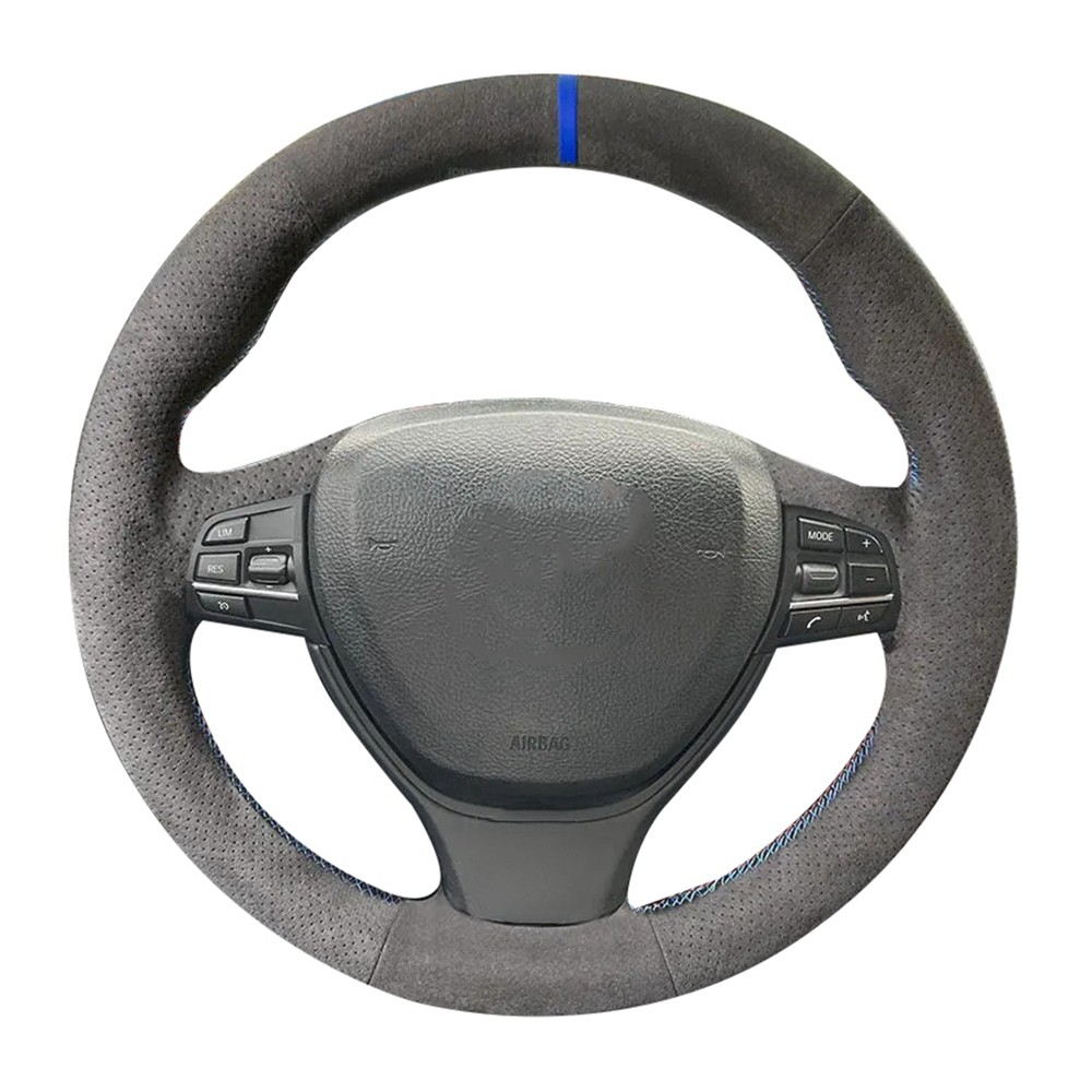 Car Steering Wheel Cover Anti Slip Breathable - Индивидуальная противоскользящая замшевая оплетка из натуральной