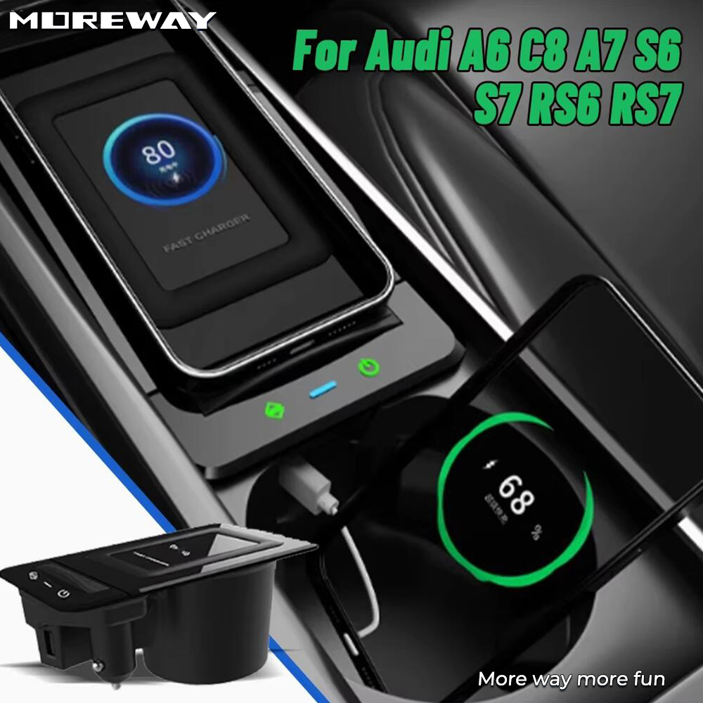 Wireless Car Charger Mount Fast Charging - Держатель для телефона Moreway с быстрой