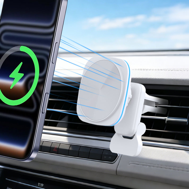 Wireless Car Charger Mount Fast Charging - Беспроводное магнитное автомобильное зарядное устройство 15