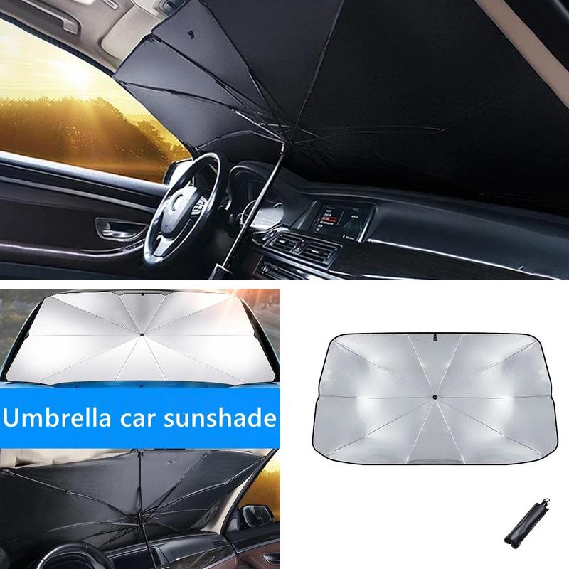 Car Sunshade Windshield Umbrella Foldable - Автомобильный солнцезащитный экран-зонт для лобового стекла,