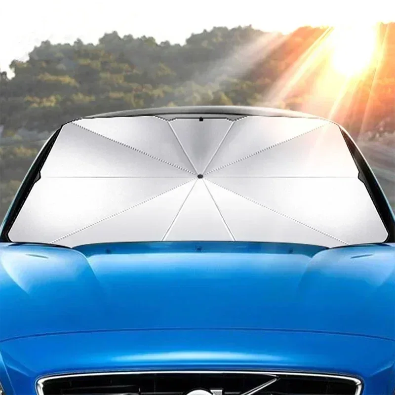 Автомобильный солнцезащитный э – обзор и цена Car Sunshade Windshield Umbrella Foldable