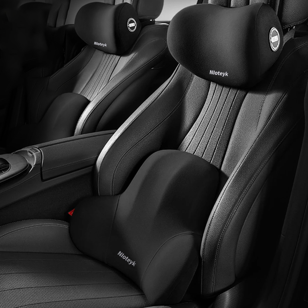 Автомобильная подушка для шеи  – обзор и цена Memory Foam Car Neck Pillow Lumbar Support