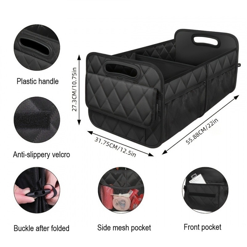 Органайзер для багажника автом – обзор и цена Car Trunk Organizer Foldable Storage Box