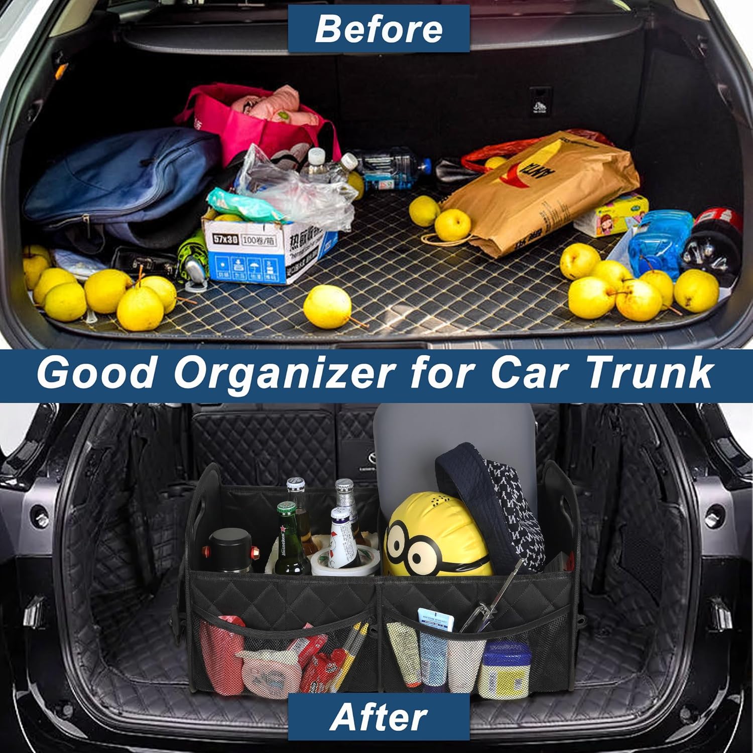 Органайзер для багажника автом – обзор и цена Car Trunk Organizer Foldable Storage Box