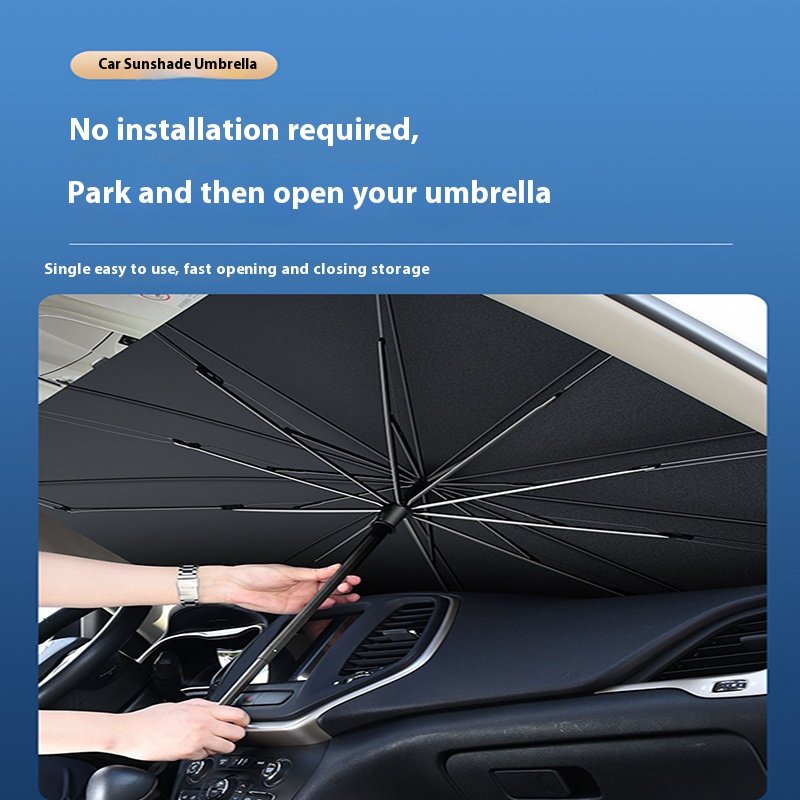 Для ROX 01 Polestones 01 Автом – обзор и цена Car Sunshade Windshield Umbrella Foldable
