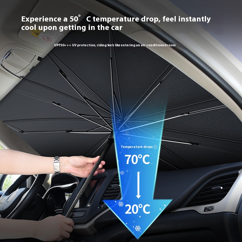 Для ROX 01 Polestones 01 Автом – обзор и цена Car Sunshade Windshield Umbrella Foldable