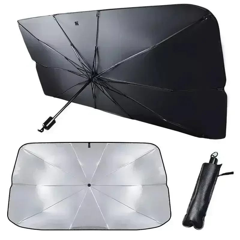Складной автомобильный солнцез – обзор и цена Car Sunshade Windshield Umbrella Foldable
