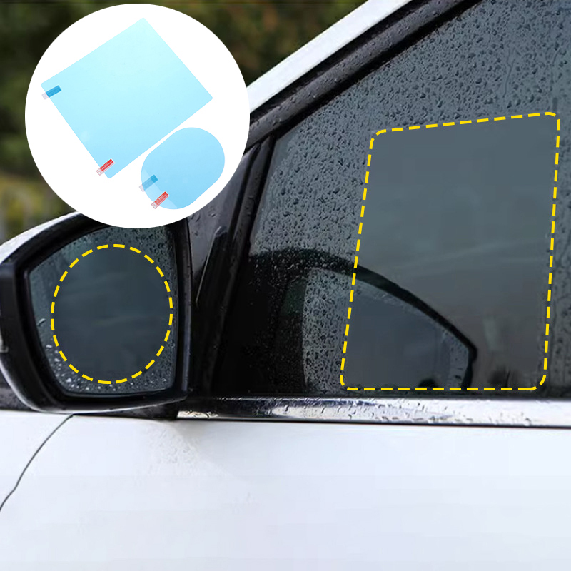 4 шт. Противотуманные, антибли – обзор и цена Anti Glare Car Rearview Mirror Film