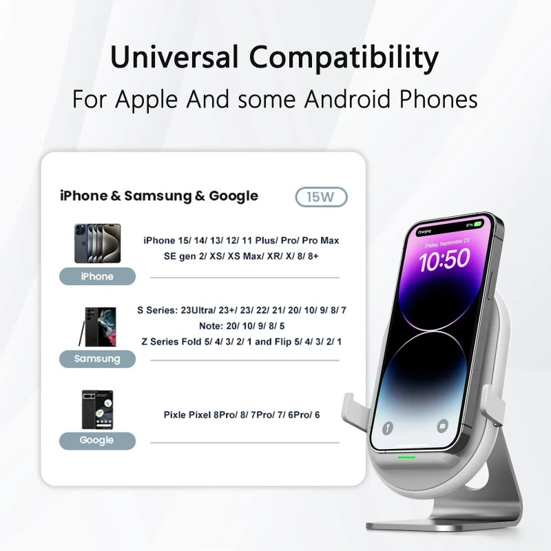 Беспроводное автомобильное зар – обзор и цена Wireless Car Charger Mount Fast Charging