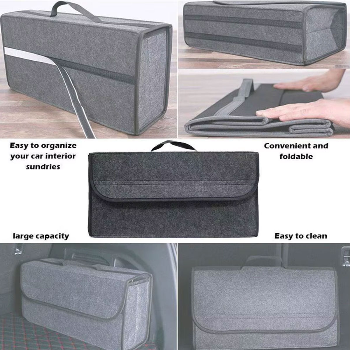 Органайзер для багажника автом – обзор и цена Car Trunk Organizer Foldable Storage Box