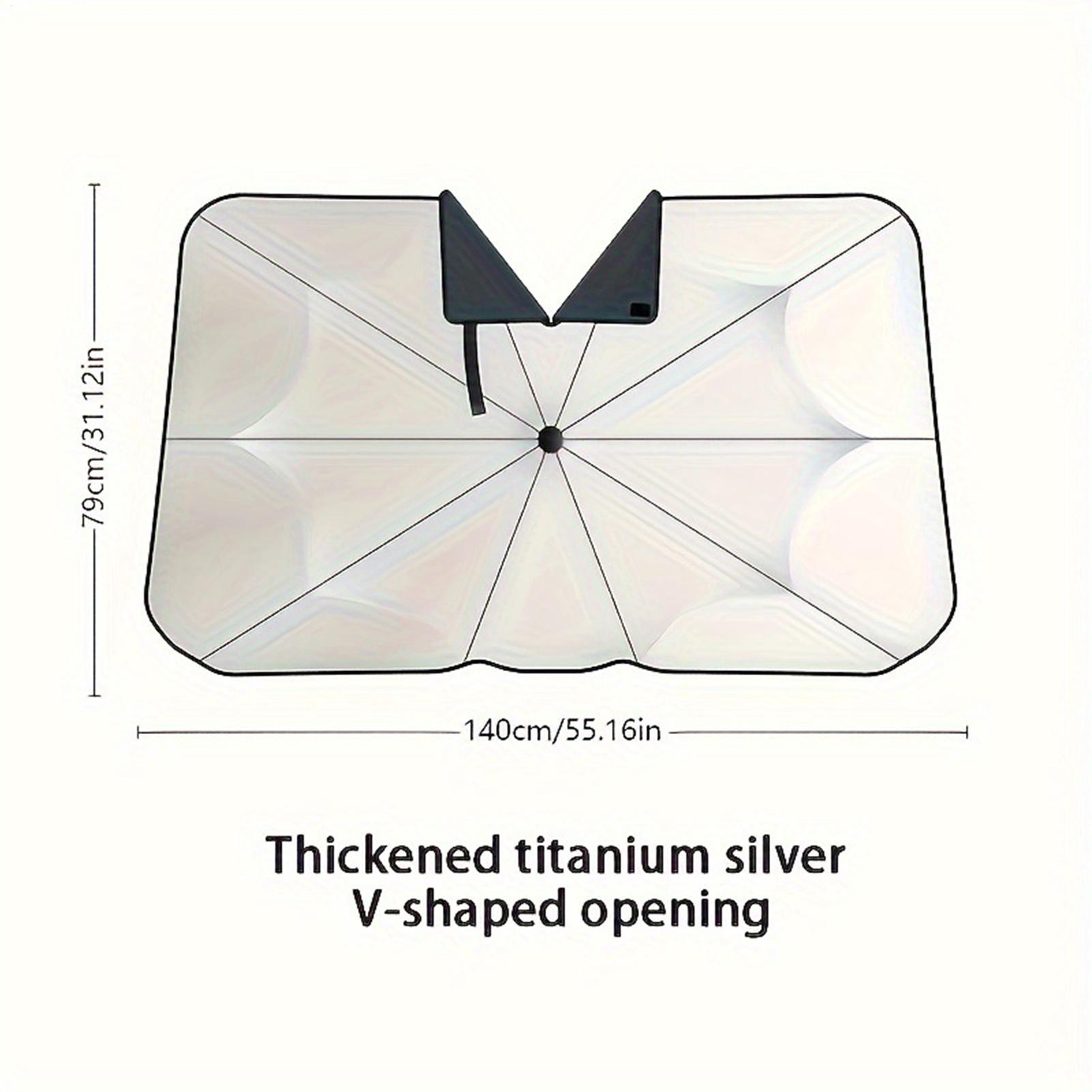 Портативный автомобильный солн – обзор и цена Car Sunshade Windshield Umbrella Foldable