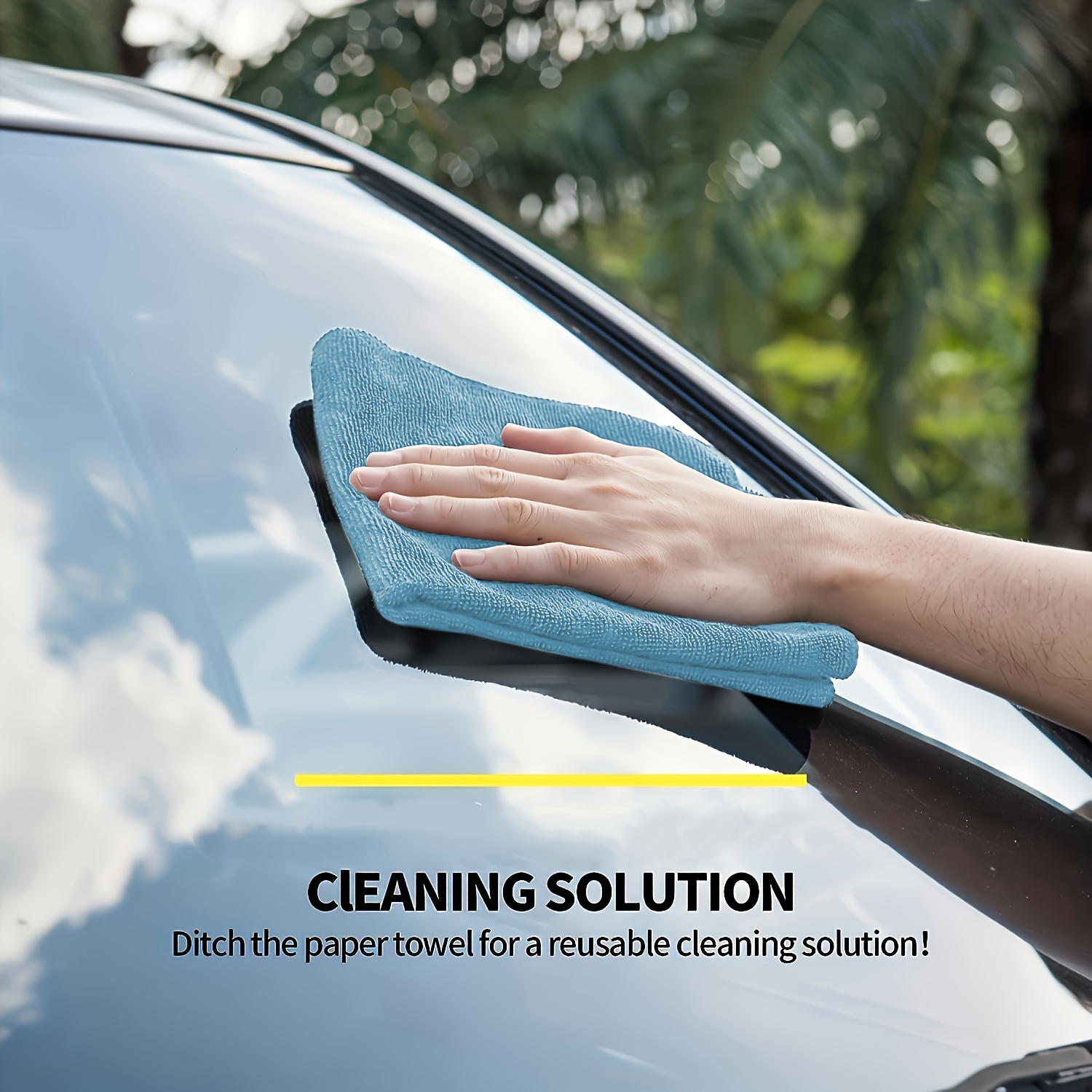 Набор из 5-50 шт. светло-голуб – обзор и цена Microfiber Car Drying Towel Super Absorbent