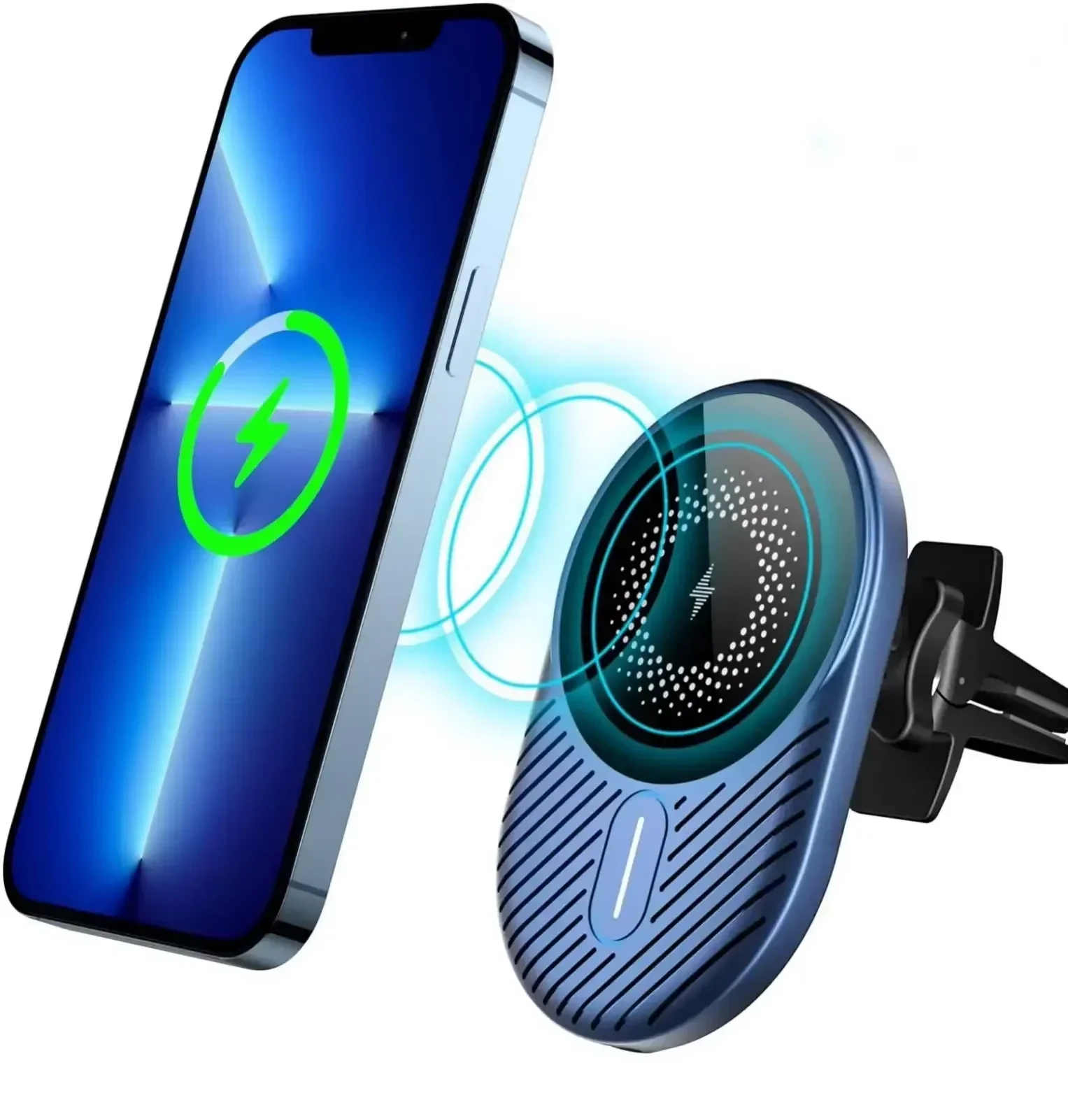 Магнитное беспроводное зарядно – обзор и цена Wireless Car Charger Mount Fast Charging