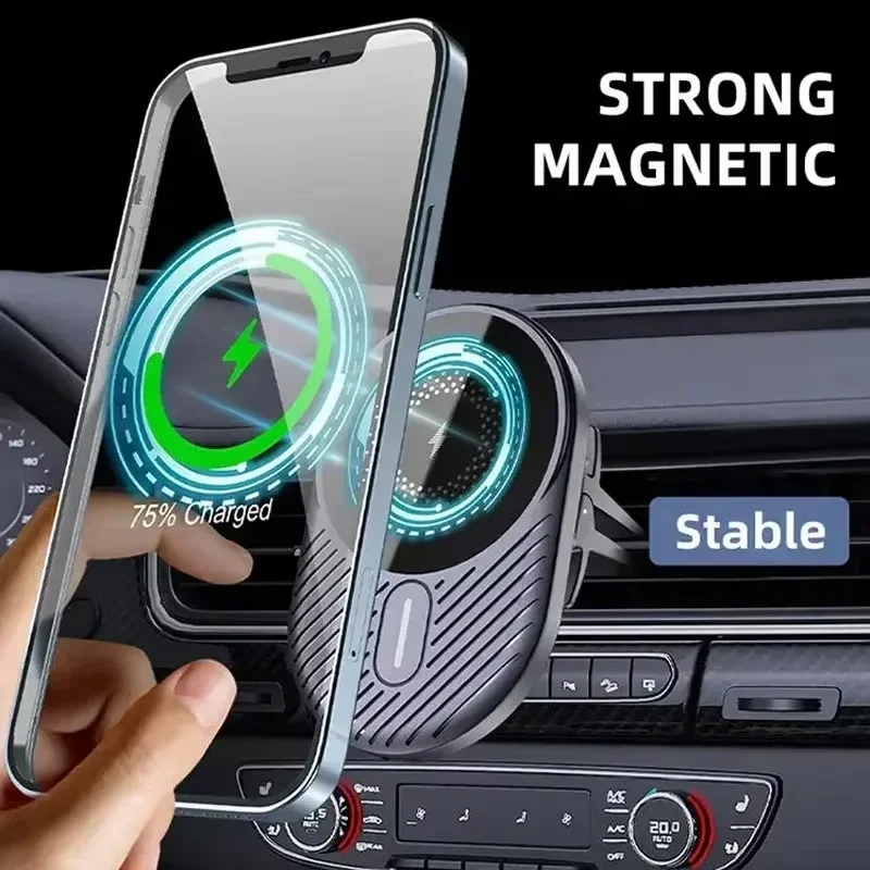 Магнитное беспроводное зарядно – обзор и цена Wireless Car Charger Mount Fast Charging