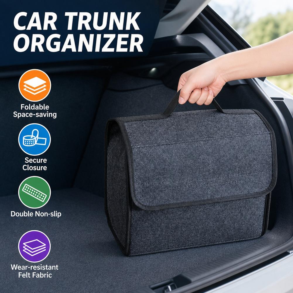 Универсальный органайзер для б – обзор и цена Car Trunk Organizer Foldable Storage Box