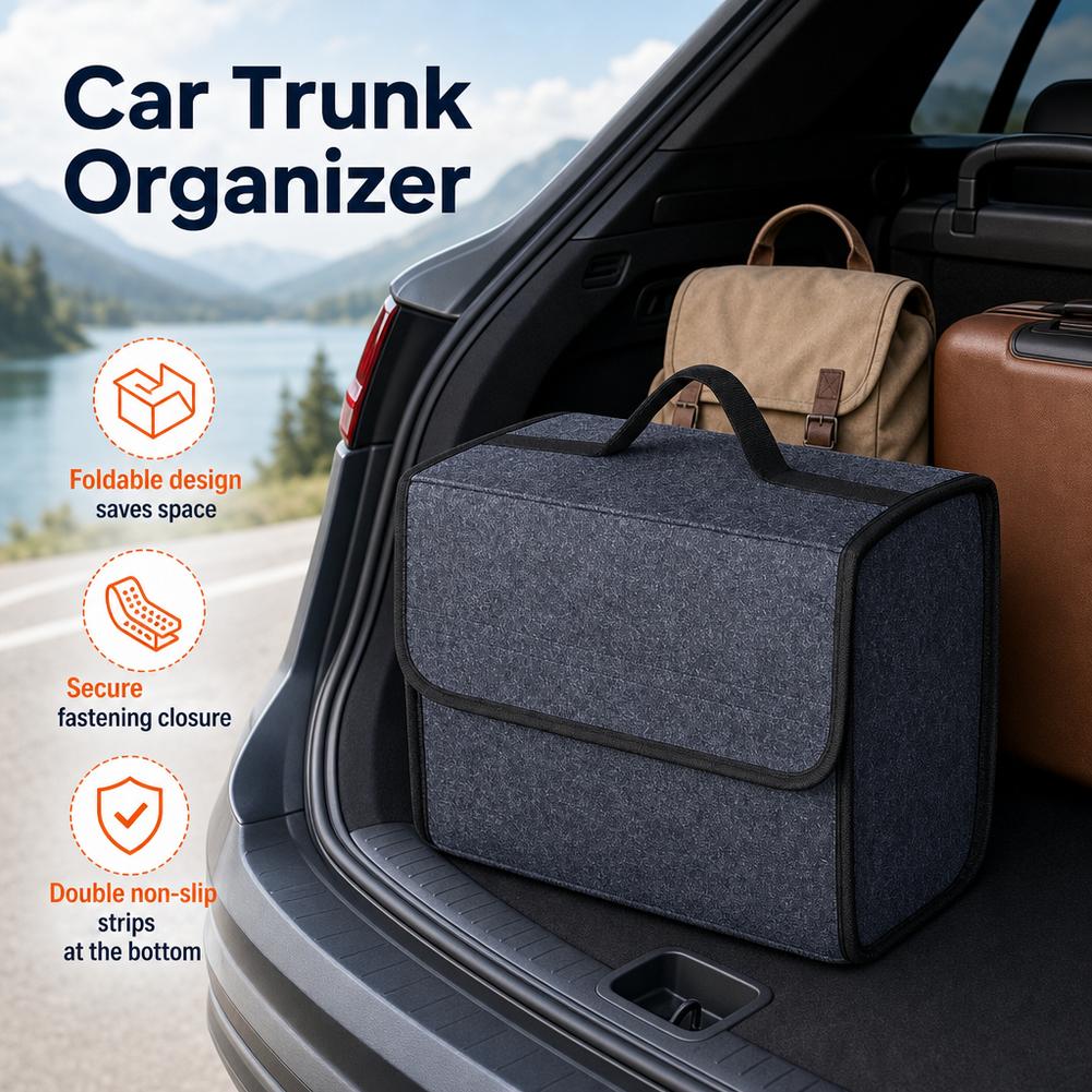 Универсальный органайзер для б – обзор и цена Car Trunk Organizer Foldable Storage Box