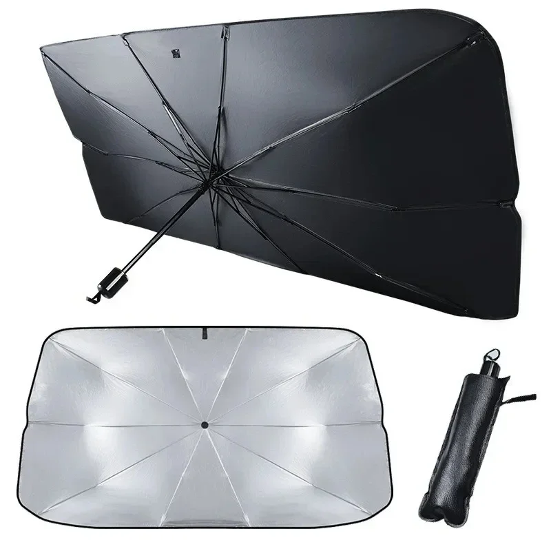 Автомобильный солнцезащитный э – обзор и цена Car Sunshade Windshield Umbrella Foldable
