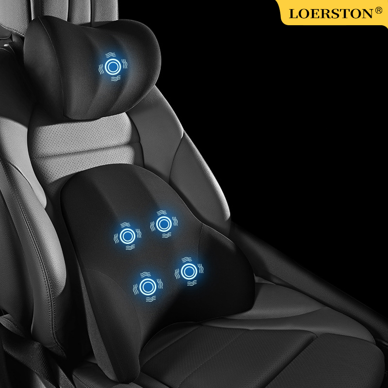 Подушка для поддержки поясницы – обзор и цена Memory Foam Car Neck Pillow Lumbar Support